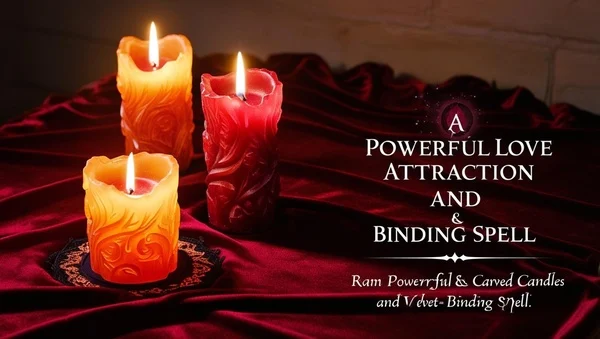 Powerful Love Attraction Love Binding Spell with candles